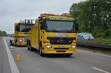 LKW umgestuerzt A 1 Rich Saarbruecken P099